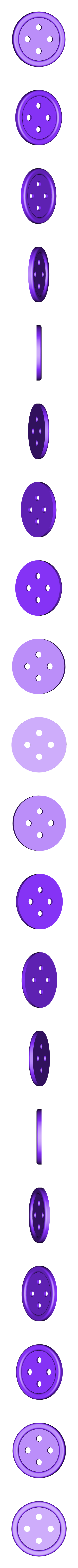 Round ButtonA.stl Большая пуговица