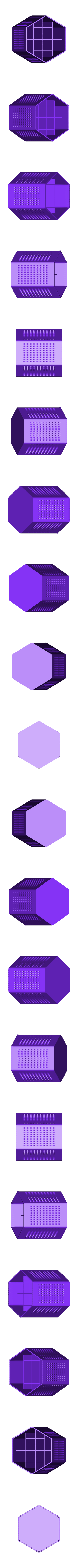 Pencil holder_with separator.stl Дизайнерский настольный органайзер