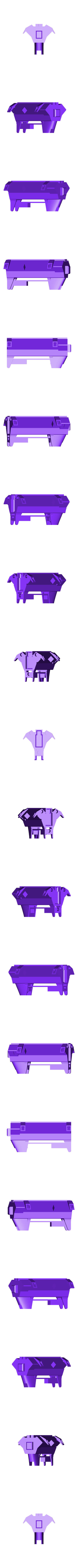 BRU-42 Middle.STL 1/10th Scale BRU-42 Triple Ejector Rack