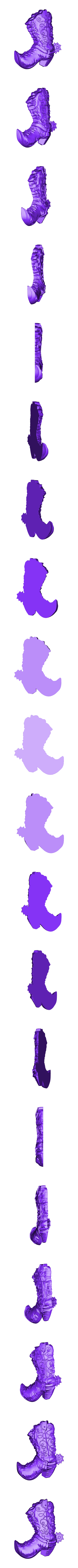 268.stl botte de cowboy