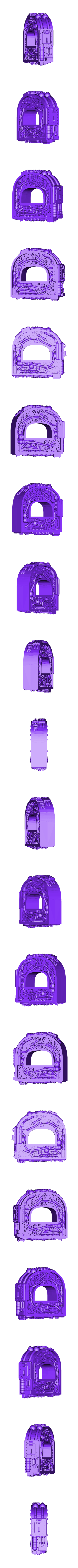 Letter_D_Alphonse_Marcel_01.stl Steampunk Alphabet