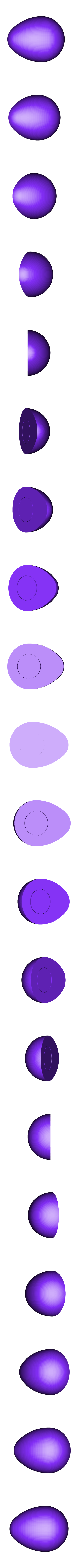 OeufDur.stl Half Hard Egg