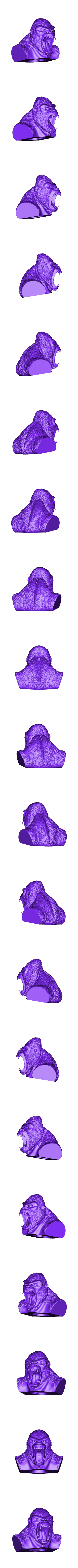 Gorille_(repaired).stl Gorilla piggy bank