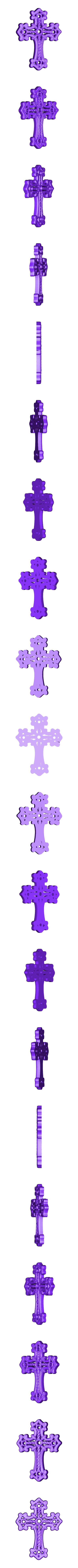 croixorient.stl cross pendant
