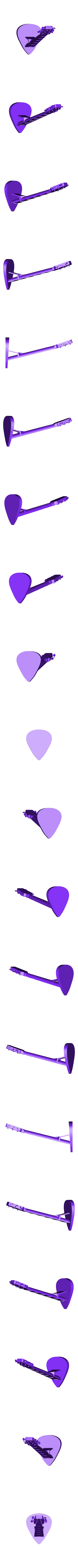 GuitarPicksHolder(6String).stl GuitarPickHolder