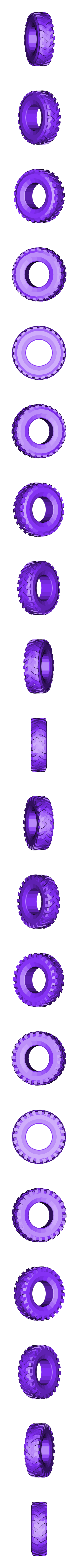 tyre.stl ZIL-157 - RC-Truck mit dem WPL-Getriebe