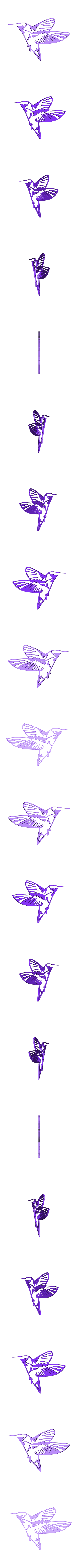 Colibri_01.stl HUMMINGBIRD 2