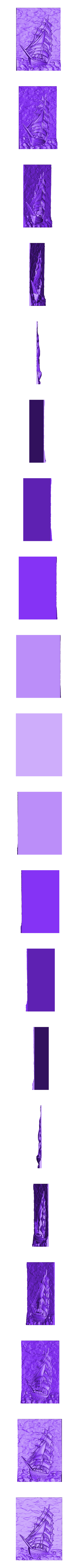 3.stl Schiff auf dem Meer