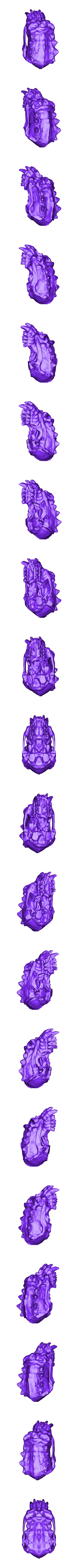 solid skull.stl Troll Skull