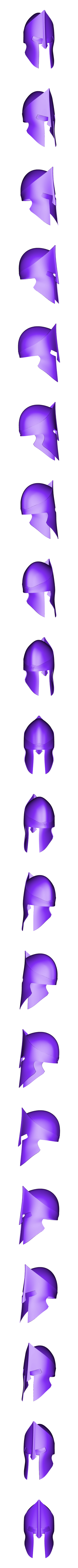 Spartan Helm.stl Capacete estilo espartano