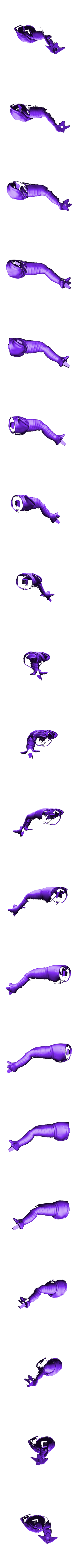 Saibaiman Attack - Version 2 - Jambe Gauche.stl Сайбайман