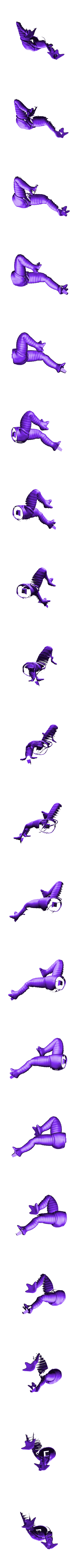 Saibaiman Attack - Jambes.stl Сайбайман