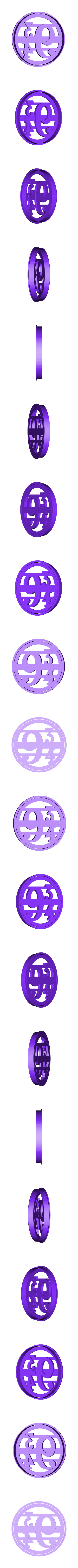 hp 9 3-4 v1.stl Harry Potter Cutters