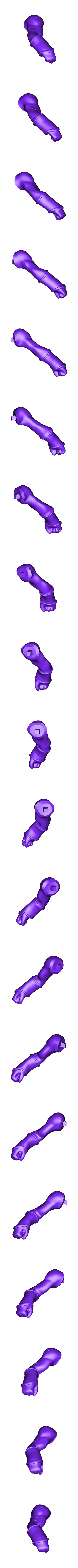 Kid Buu - Bras Droit.stl Kid Buu - Dragon Ball