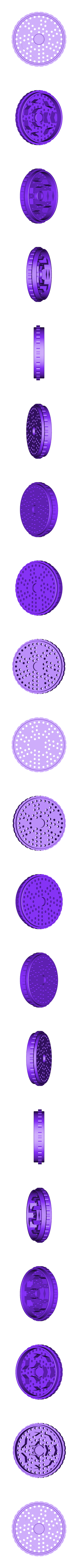 grinder_bottom.stl Trichomgrinder Grinder Deluxe