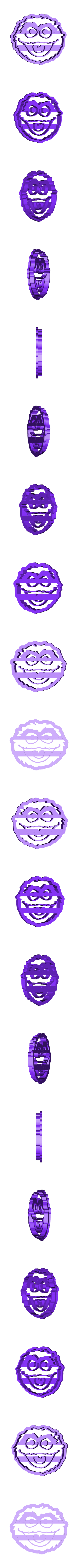 Oscar.stl Sesame street cookie cutter set