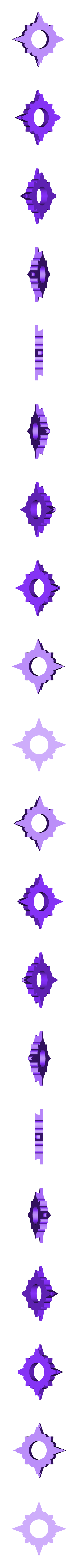 Square Strapped Treasure Chest - Part 7.stl Quadratische Schatztruhe mit Riemen - Multimaterial