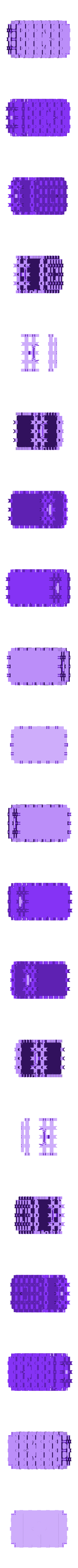 Square Strapped Treasure Chest - Part 1.stl Quadratische Schatztruhe mit Riemen - Multimaterial