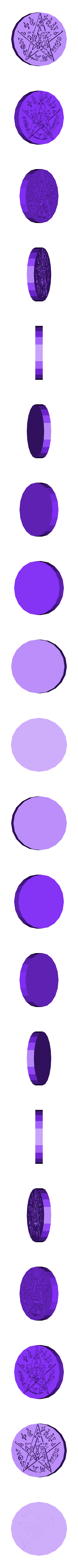 Tetragramaton.stl Tetragramatón ( amuleto )