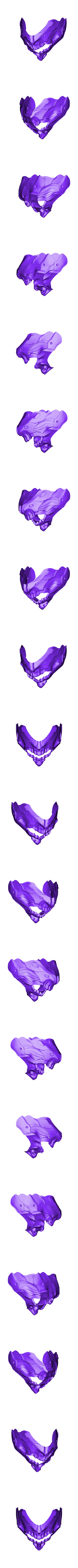 mask.STL Máscara de samurái