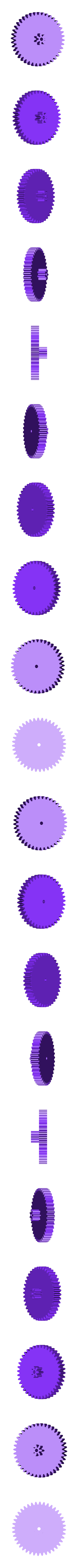 middle gear.stl Gearbox 186:1