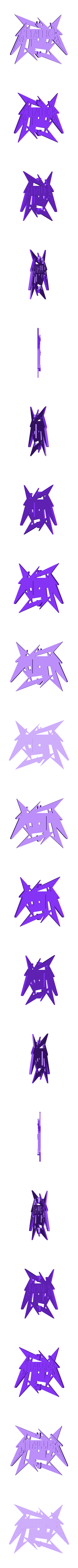 metallica clock.stl Metallica clock