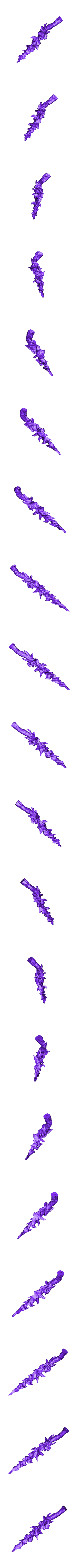 Right_hand_blade.stl Raziel - soul reaver for 3D print.