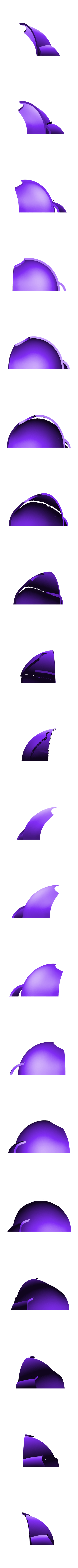 Helmet cover right back.stl Goblin Slayer Helmet