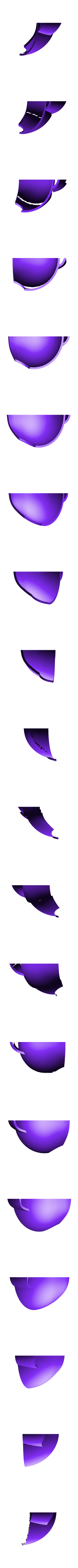 Helmet cover left back.stl Goblin Slayer Helmet