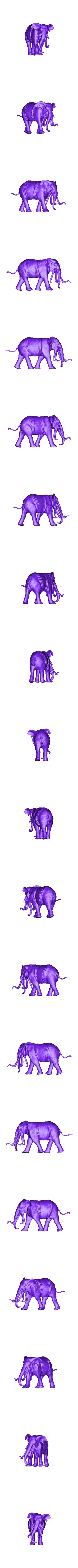 Elephant  .stl Elephant for table top