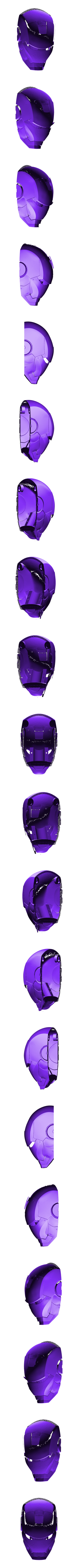 cascoIronlamp.stl Lâmpada de parede Ironman