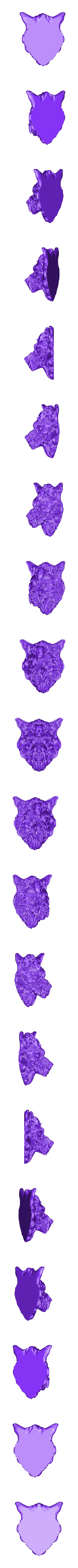 wolf.stl Орнаментированный волк