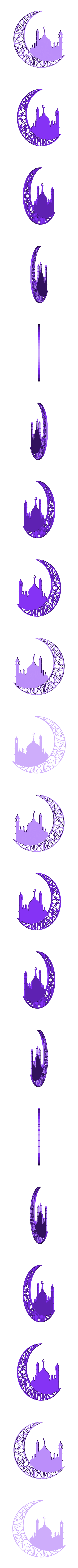 Ramadan_moon.stl Lua do Ramadão