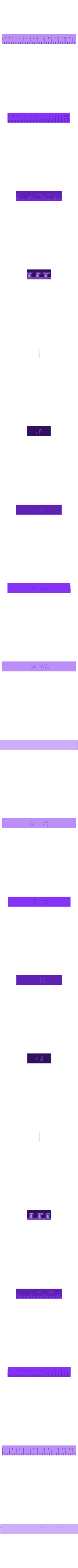 regle 20.stl Ruler / Ruler