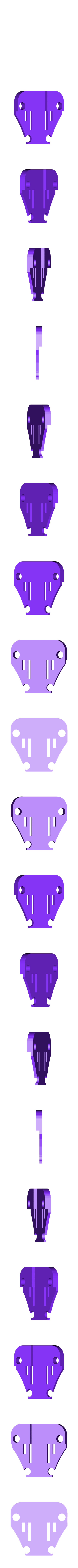 RTX_plate.stl Supports VTX & R-XSR pour HSKRC TWE210 FPV Racing Frame