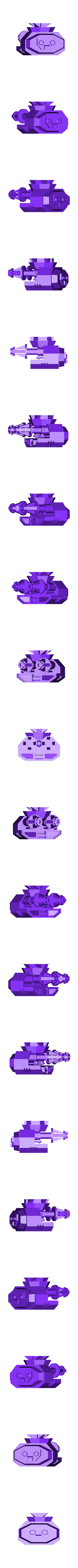 StormWolfFuselageGun.stl Wolven Space Ship Transport, remix