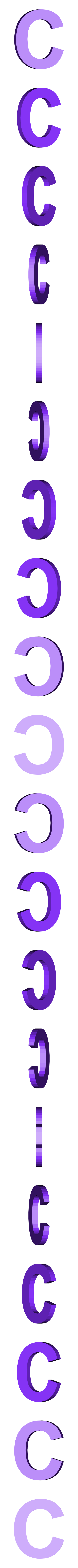 c1.stl Letras / Alfabeto
