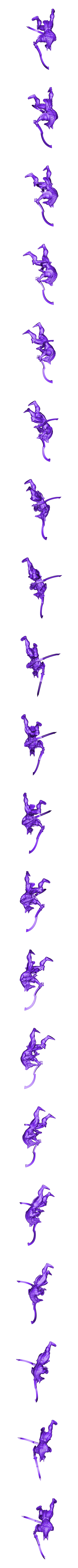 TzaangorDualKhopesh_OverCrossStrike.stl Cultistes du Chacal immortels