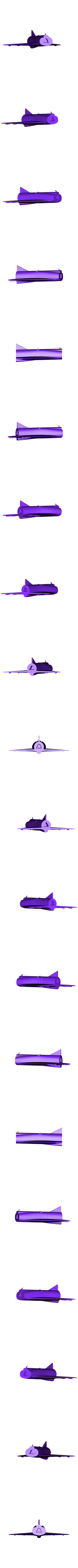Mirage III 1 64_Mirage III 1 64 v8_Mirage III mid_.stl Mirage III Combat Aircraft 1:64 Scale Model