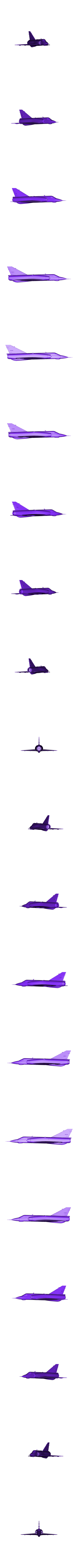 Mirage III 1 64_Mirage III 1 64 v8_Mirage III Full Model_.stl Mirage III Combat Aircraft 1:64 Scale Model