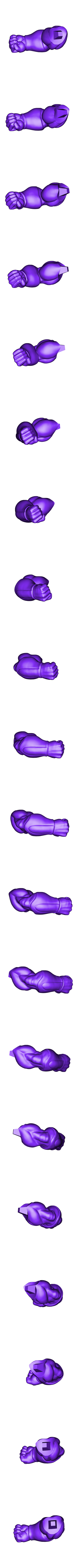 ArmL.stl Super Frieza fighting from Dragon Ball Z 3D print model