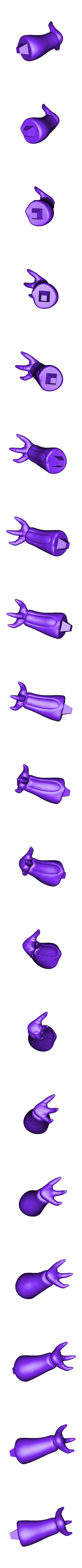 FootL.stl Super Frieza fighting from Dragon Ball Z 3D print model