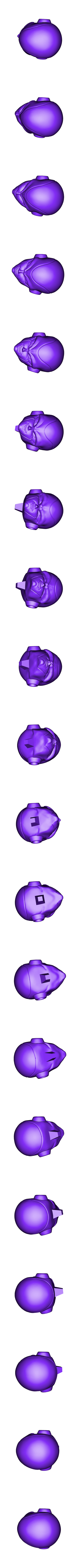 Head.stl Super Frieza fighting from Dragon Ball Z 3D print model