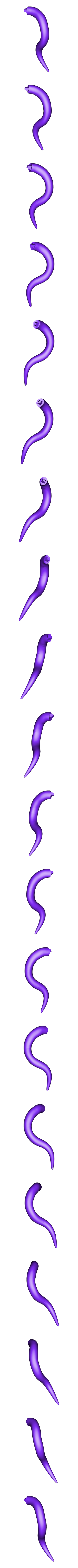 Tail.stl Super Frieza fighting from Dragon Ball Z 3D print model