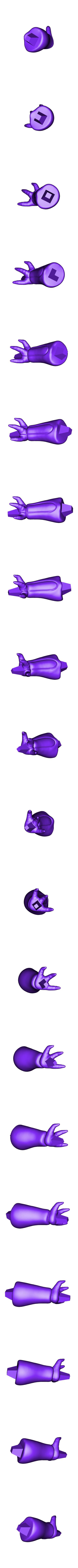 FootR.stl Super Frieza fighting from Dragon Ball Z 3D print model