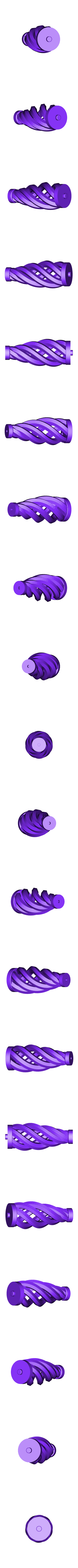 CUERPO.stl ROTATING BASEBALL RACK