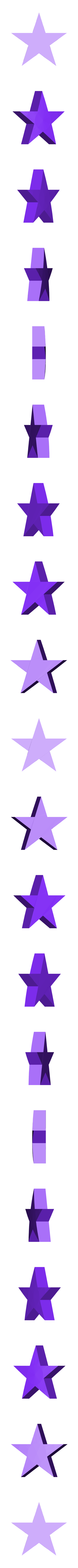 white_star.stl Llavero Escudo Capitán América