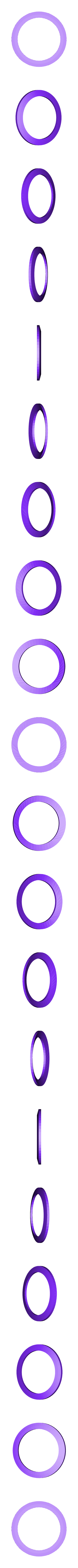 white_ring.stl Llavero Escudo Capitán América