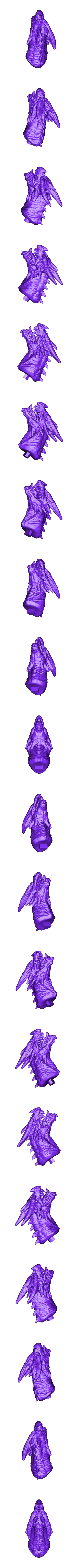 Forest_drake_head.stl Forest drake