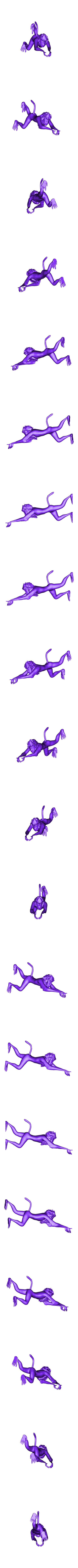 rafiki_without_base_v1_obj.obj Rafiki & Simba [Lion King]